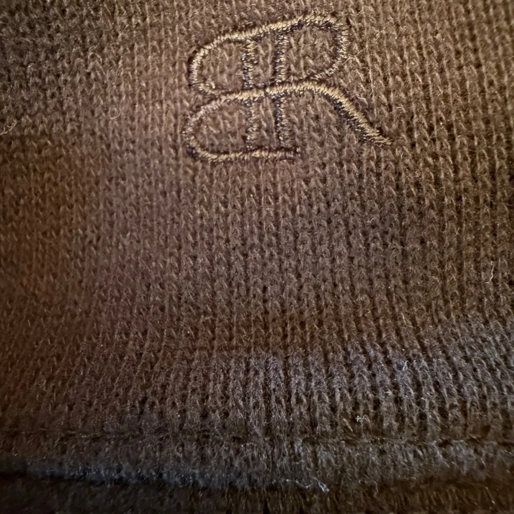 Banana Republic Men's Quarter Zip Pullover - Black Long Sleeve Sweatshirt NEW